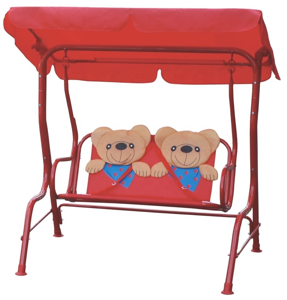 Hot selling cartoon animal design children swing kids swing chair