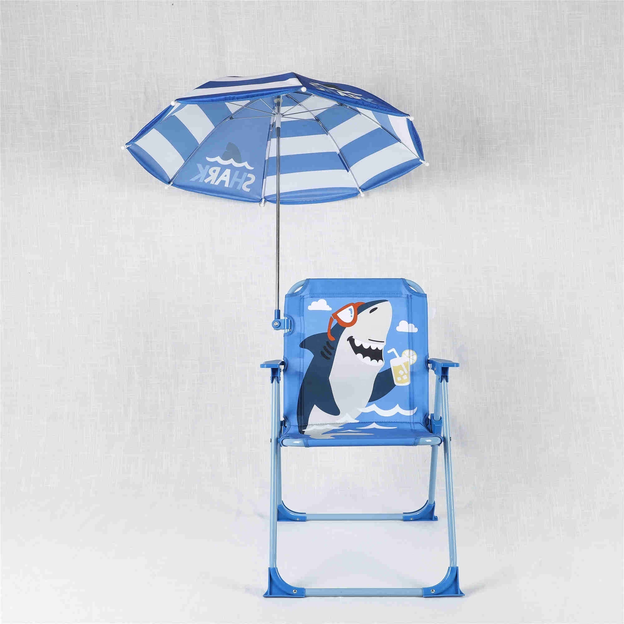 Children outdoor folding chair lazy fishing stool  portable beach chair with sunshade kids camping chair with umbrella