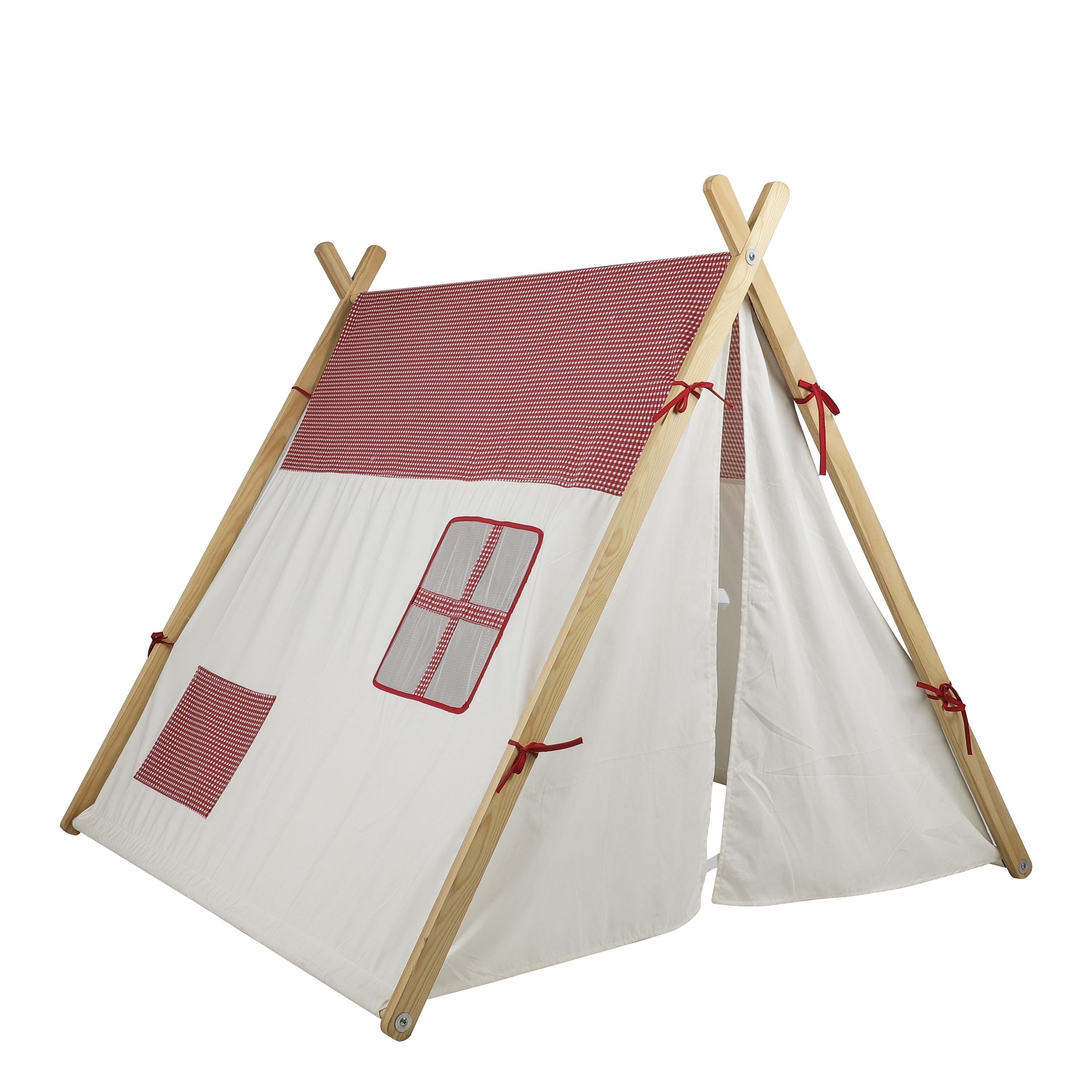 Asweets Children Indoor Cotton Canvas Indian Play Teepee Tent For Kids