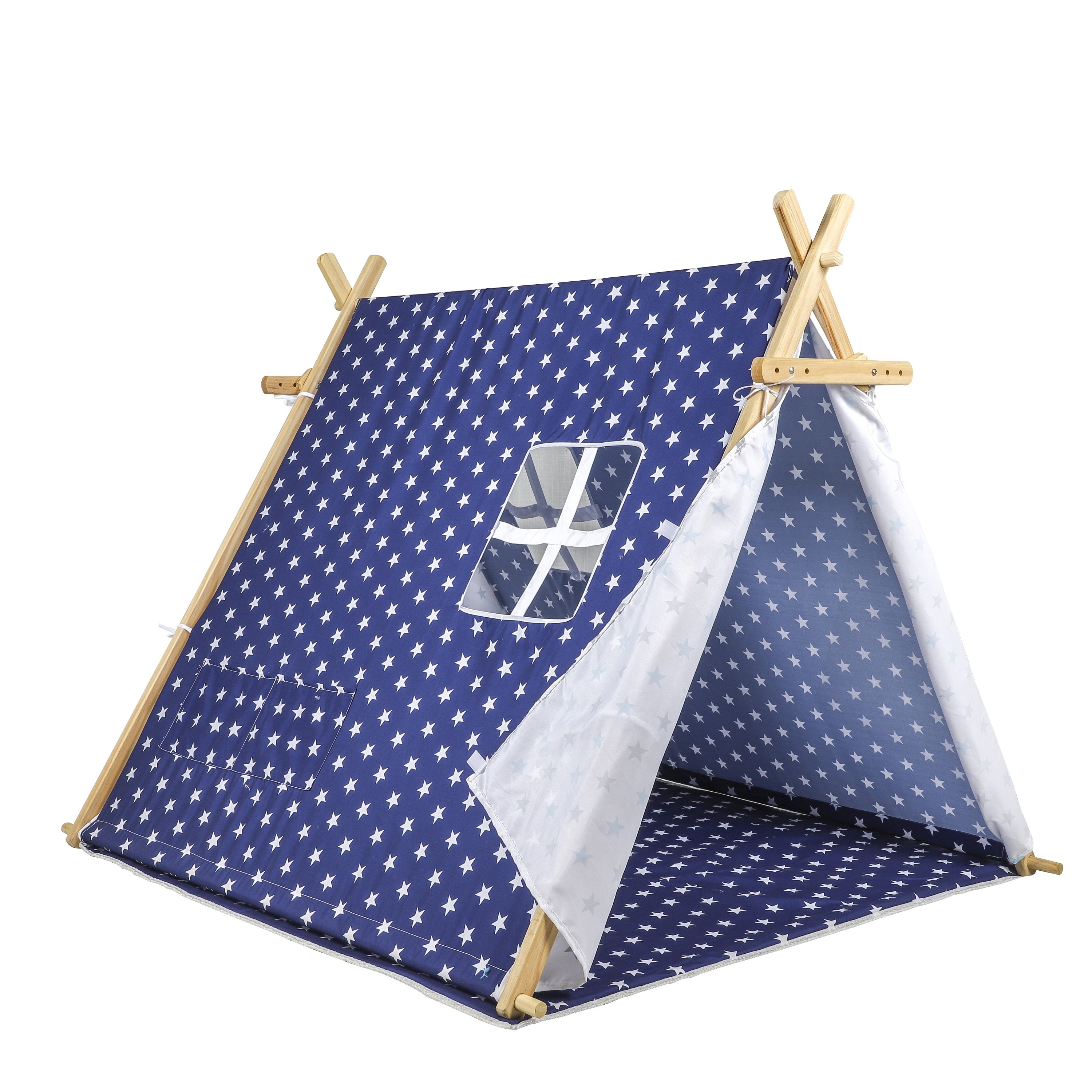 Asweets Children Indoor Cotton Canvas Indian Play Teepee Tent For Kids