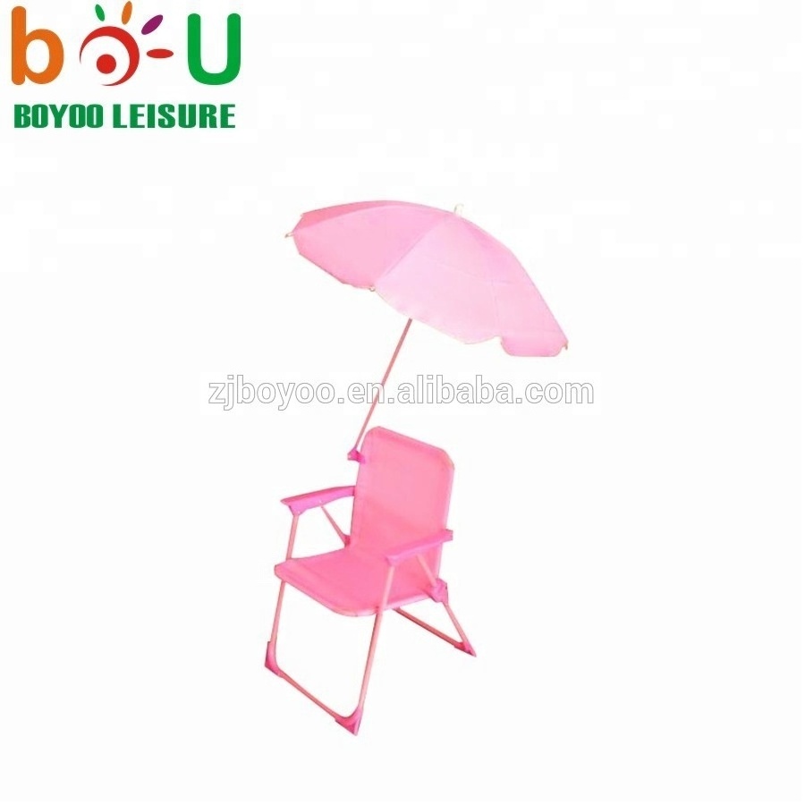 outdoor furniture cheap folding kids beach chair with umbrella