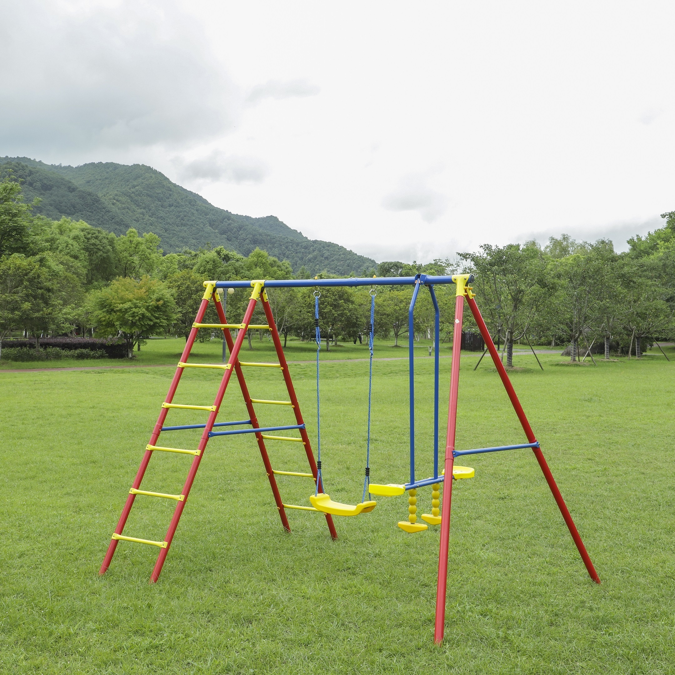 Metal  Swing Outdoor Playground Heavy Duty Indoor Metal Kids Swing Set for kids