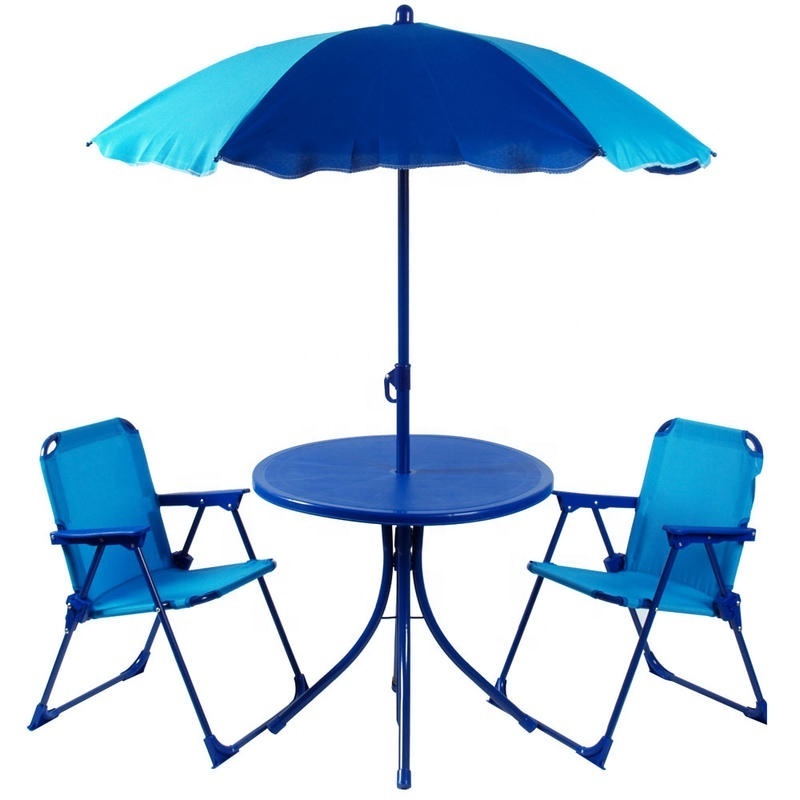 Kids Table Chairs Set Outdoor Patio Umbrella Set Indoor Outdoor Furniture