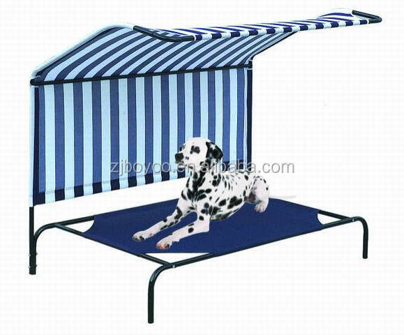 Foldable waterproof large Elevated metal Frame Raised Cooling Pet Dog Cot Bed