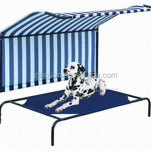 Foldable waterproof large Elevated metal Frame Raised Cooling Pet Dog Cot Bed