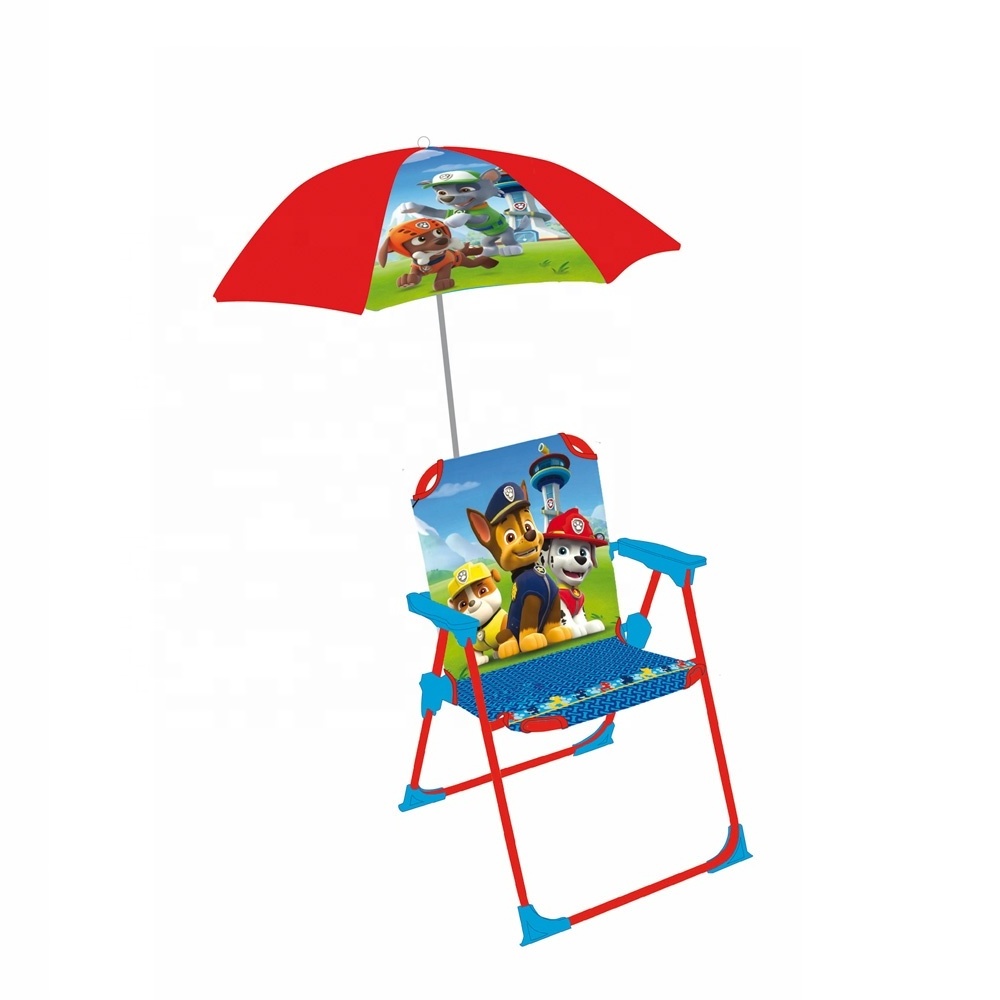 kids toddle  Outdoor Parasol Camping Removable Sunshade Beach Umbrella with Folding Recliner Chair