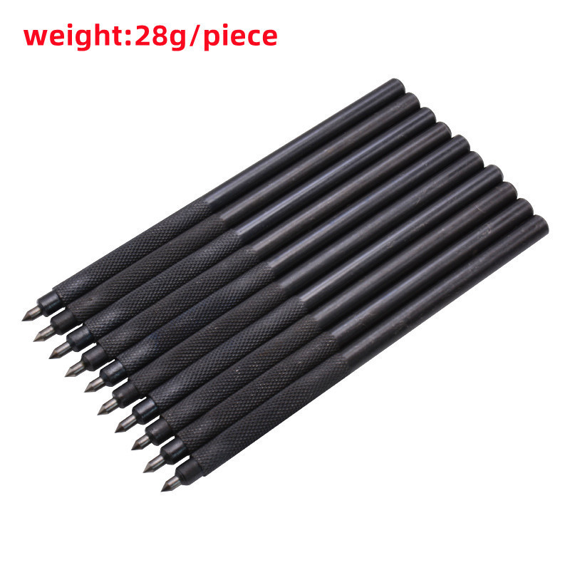 New 1PC Alloy Or Carbon steel Conical Tip Scriber Clip Pen for Ceramics Glass Shell Metal lettering Marking Tool