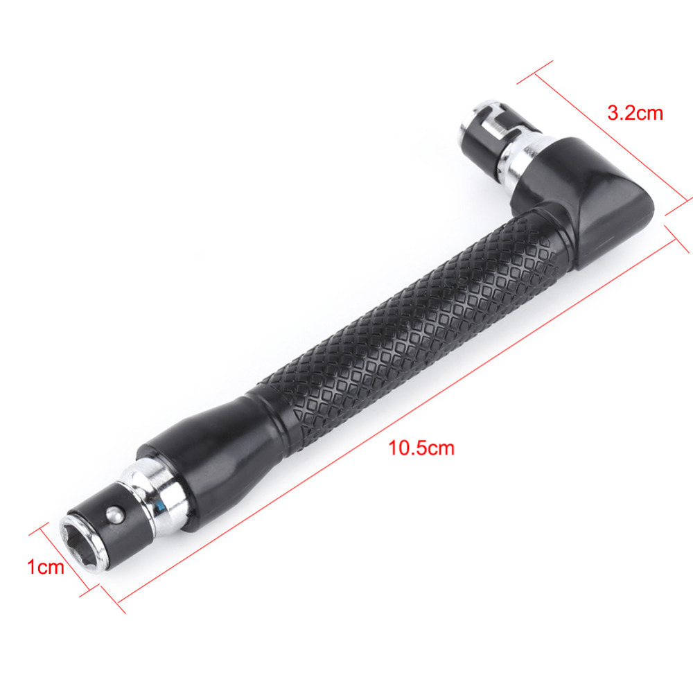 L-Shape Screwdriver Bit 1/4 Inch Hex Socket Wrench Universal Double Head Hand Tool Ratchet Wrench Tools Driver