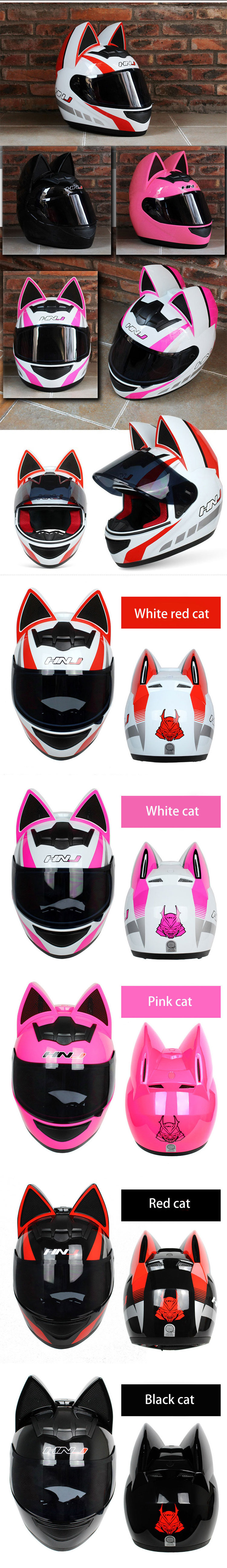 New design motorcycle cat helmet grey bow Adults Young cute motorcycle helmets full face helmet motorcycle