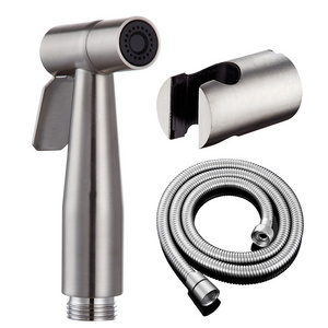 Hot Selling Stainless Steel 304 Bidet Sprayer 3 PCS Set Toilet Shower Spray Bathroom Shattaf Spray