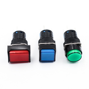 LA160A16Y-11D 16mm 5-pin LED lamp plastic push button switch