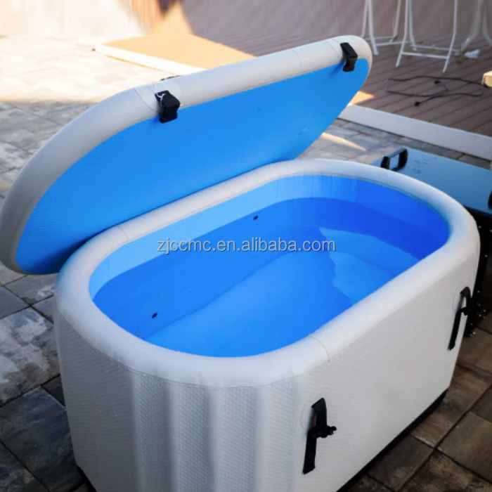 oval inflatable ice bath tub Recovery Pod Pro Ice Bath portable Inflatable Pools For Cold Water cold plunge tub chiller