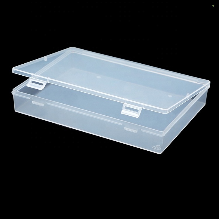 Hard Multi-function Transparent Rectangle Plastic Storage Box Clear Box Packaging Plastic Container