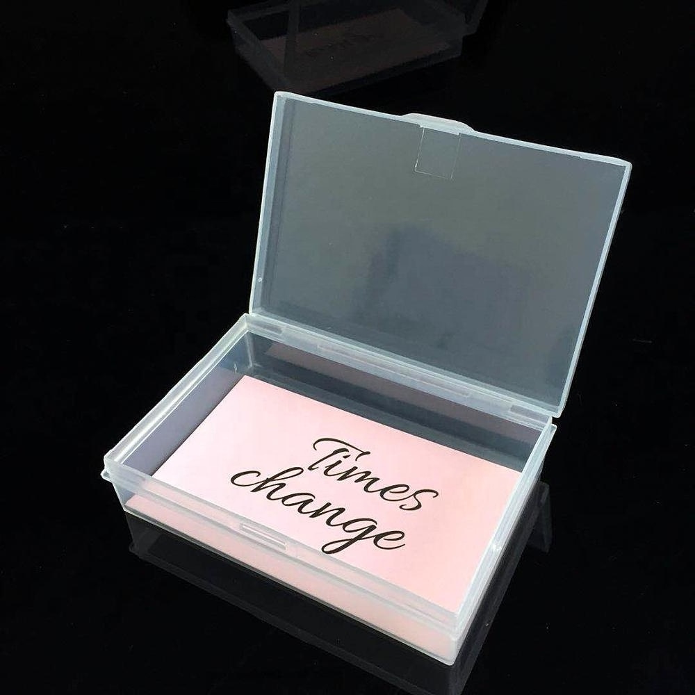 Card Box Customized Hard Gambling Poker Cards Plastic Box Packaging Containers Playing Cards Custom Logo PP Plastic Cheng Chen