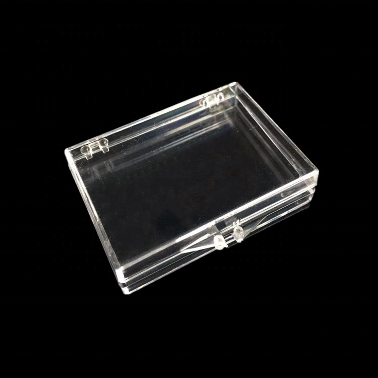 Glass Gift Box Diamond Plastic Jewelry Box with Lock