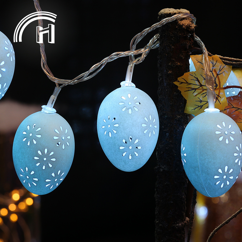 Christmas outdoor patio led egg string light