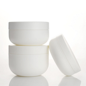 Empty Clear Custom 150ml 250ml 300ml Plastic Hair Face Body Scrub Container 8oz Cosmetic Body Butter Cream Jar