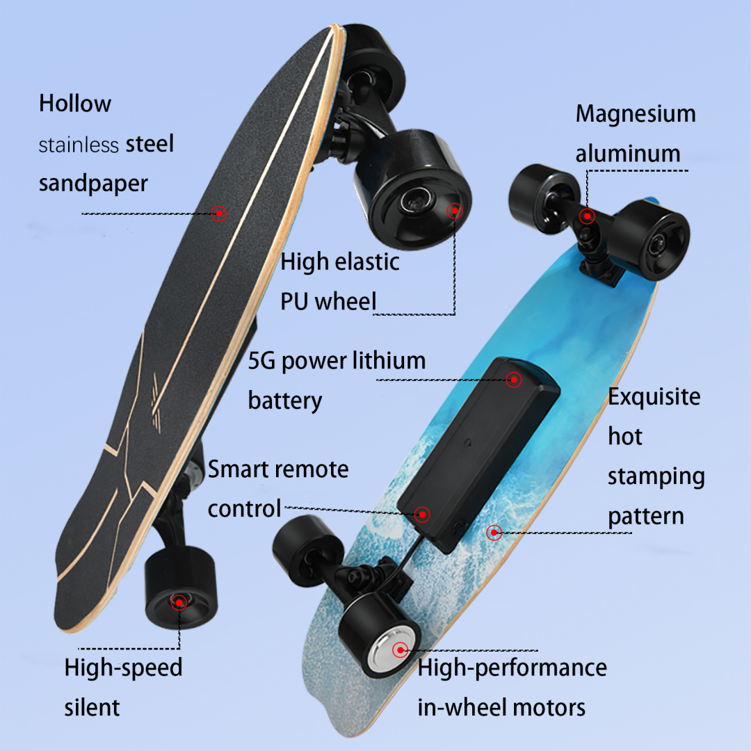 Findermotor Motors 6374 Mountain Board Off Road Easy DIY Electric Skateboard Trucks with Wheels