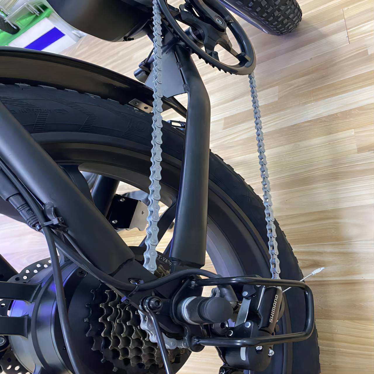 20 Inch OUXI V8 fat tire electric fatbike 750W 1000W 48V 15AH 30AH V8 All Terrain Ebike Mountain Full suspension Fat Tire