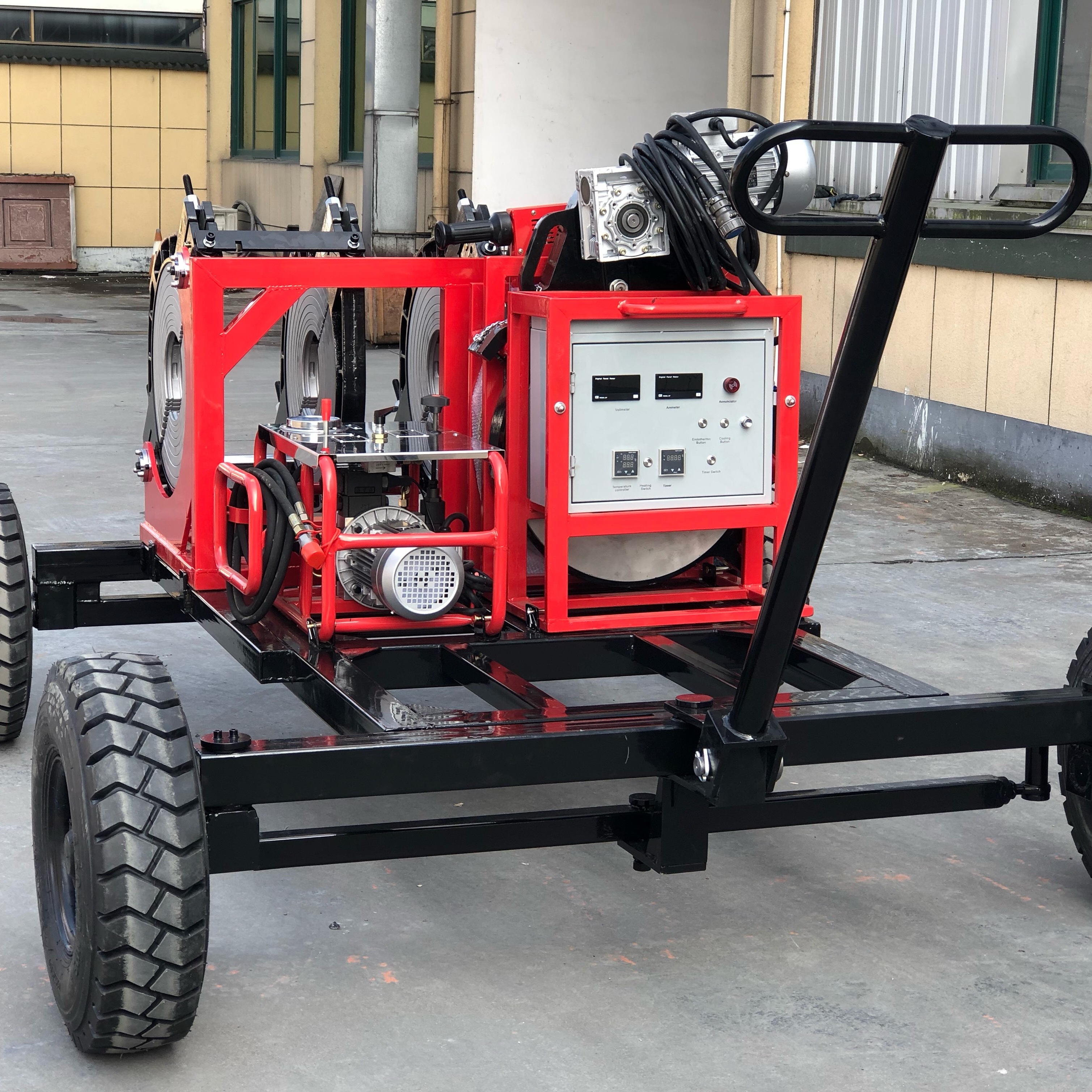 Plastic pipe butt welding machine  CH-H450 (WITH TRUCK)