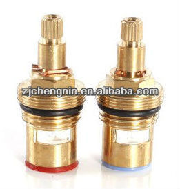 Double thread G1/2 ceramic cartridge faucet mixer valve core parts for mixer taps