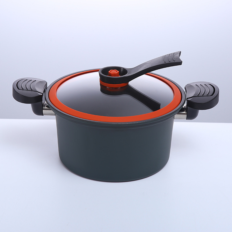 7L Micropressure pan soup pot With Steamer Cookware Sets Non-stick Cookware Induction Casserole Stock Pot Micro Pressure Cookers