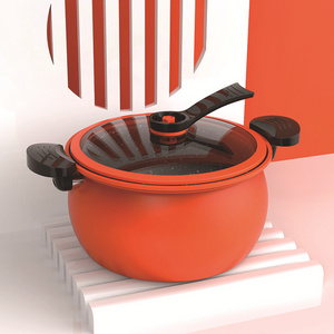 Hot Selling Pumpkin Shape Household Multifunctional Soup Making Integrated Non Stick Pressure Cooker