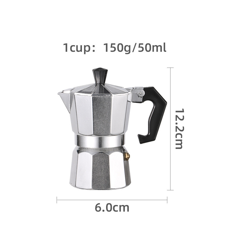 Stovetop Espresso Maker Italian Moka Coffee Pots Italian Expresso Greca Stove Top Aluminium Moka Pot Coffee Maker