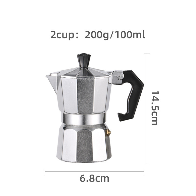 Stovetop Espresso Maker Italian Moka Coffee Pots Italian Expresso Greca Stove Top Aluminium Moka Pot Coffee Maker