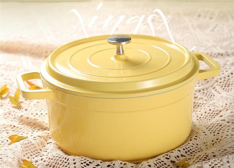 Cookware Set Casserole Nonstick Enamel Iron Cast Cookware Pots And Pans Multifunction Dutch Oven With Cover Cooking Kitchen Ware