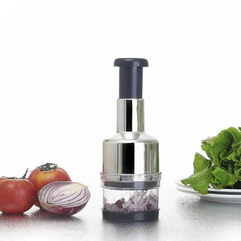 Wholesale OEM Food Chopper One Piece Salad Vegetable Chopper Manual Mini Hand Chopper Onion Garlic Mincer