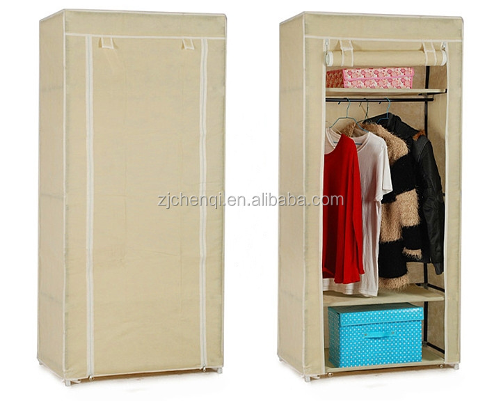 Modern Steel and Metal Fabric Folding Wardrobe Closet Storage Cabinet TM-201 for Bedroom and Home Furniture