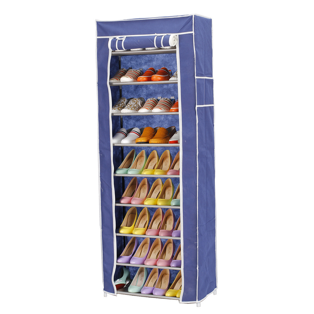 9 Tier Shoe Rack with Dustproof Shoe Shelf Storage Organizer