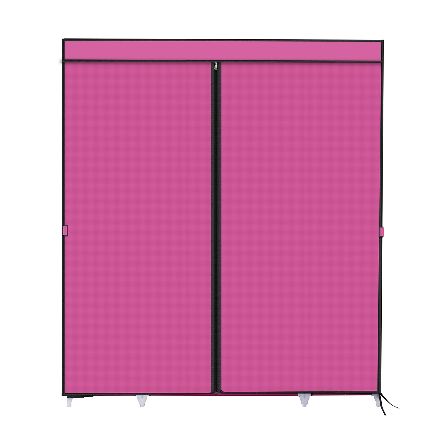 Big Non Woven Fabric Storage Simple Wardrobe With 3 Rolling Door Design Armario