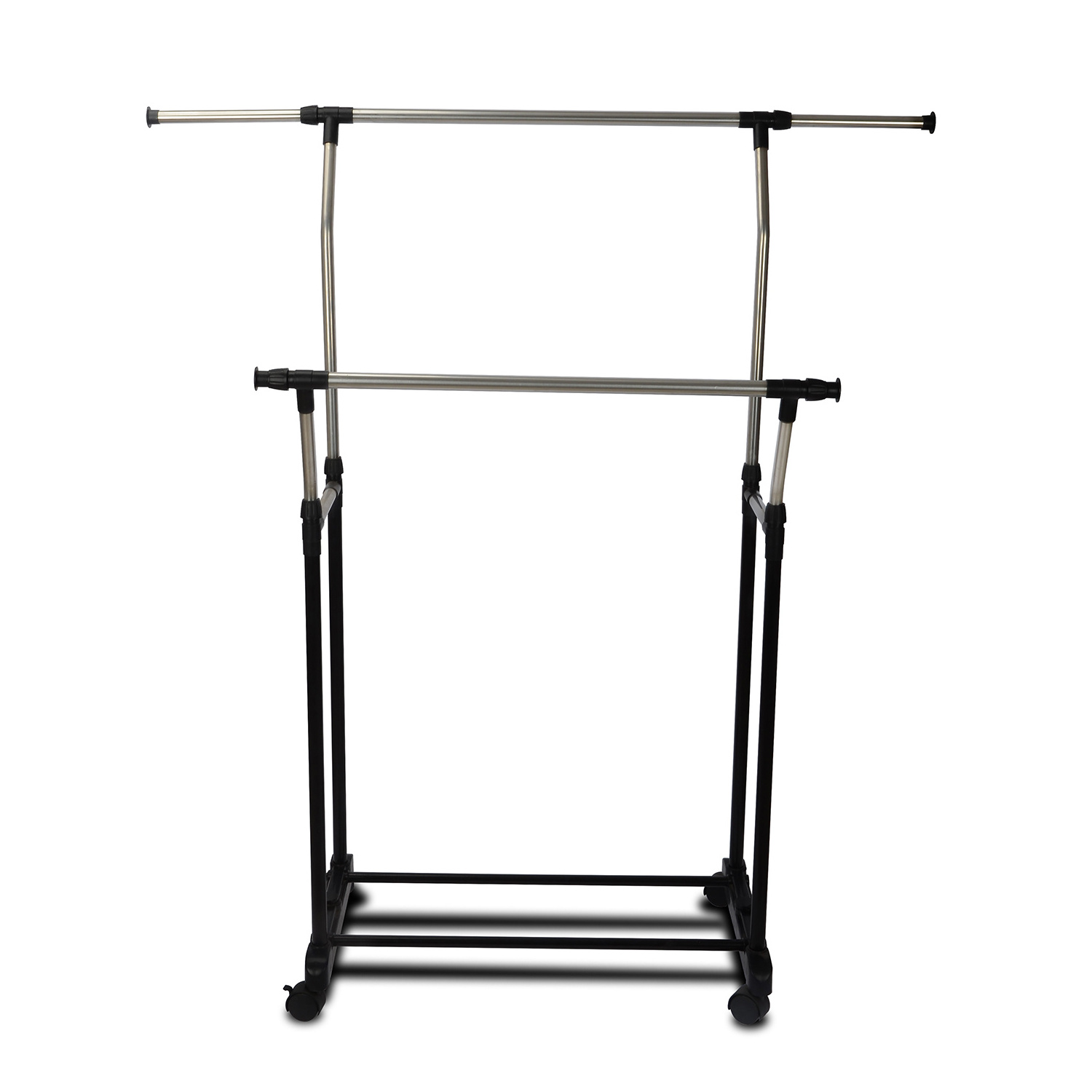 Custom Movable metal Coat racks Heavy Duty Garment Hat Stand Clothes Hanger Rack with wheels