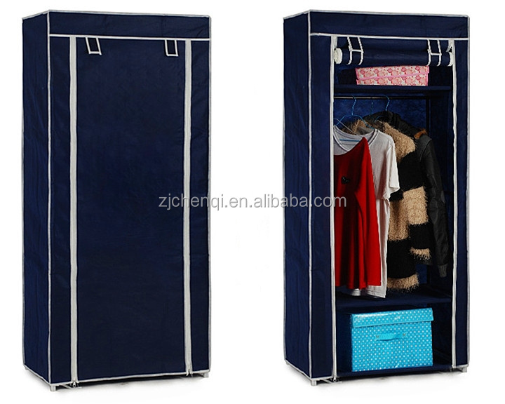 Modern Steel and Metal Fabric Folding Wardrobe Closet Storage Cabinet TM-201 for Bedroom and Home Furniture