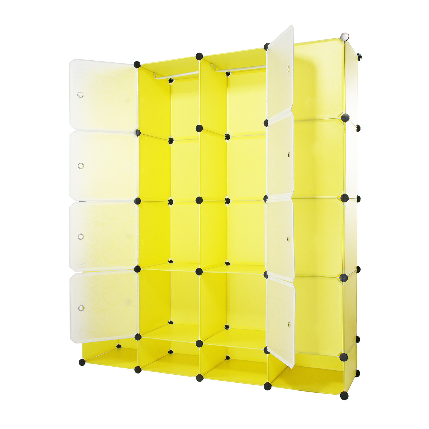 Big Space Free Standing Plastic Storage Closet Organizer for Baby Clothes