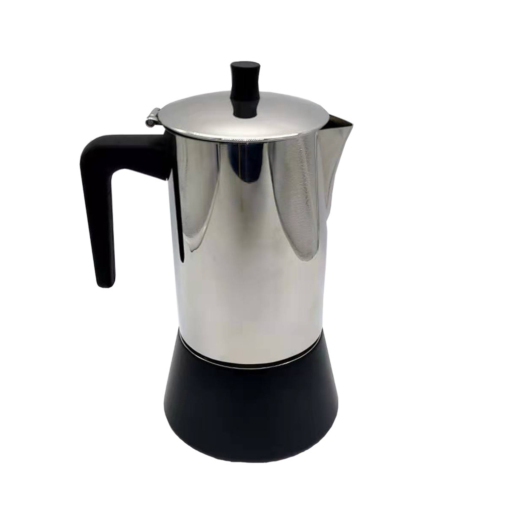 6 Cup Stainless Steel Stovetop Moka Pot / Italian Espresso Coffee Maker