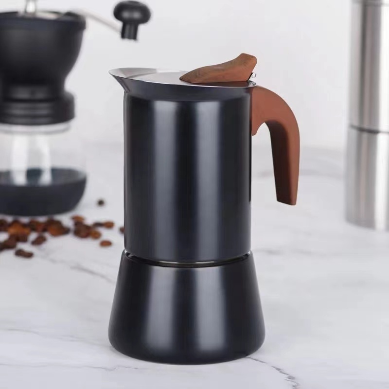 Good Quality Mini Cafetera Italiana Espresso Manual Maker Stainless Steel Moka Pot