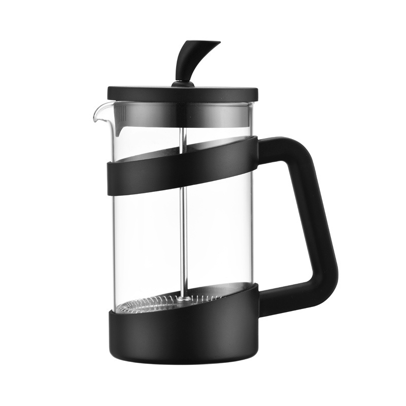 2024 Promotional 350ML 600ML 1000ML  french press new release custom stainless steel coffee plunger espresso borosilicate  glass