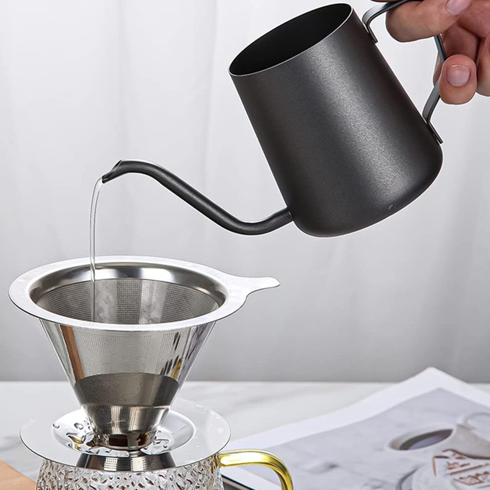 New Stainless Steel Pour Over Kettle with Thermometer Gooseneck Kettle for Pour Over Coffee Kettle