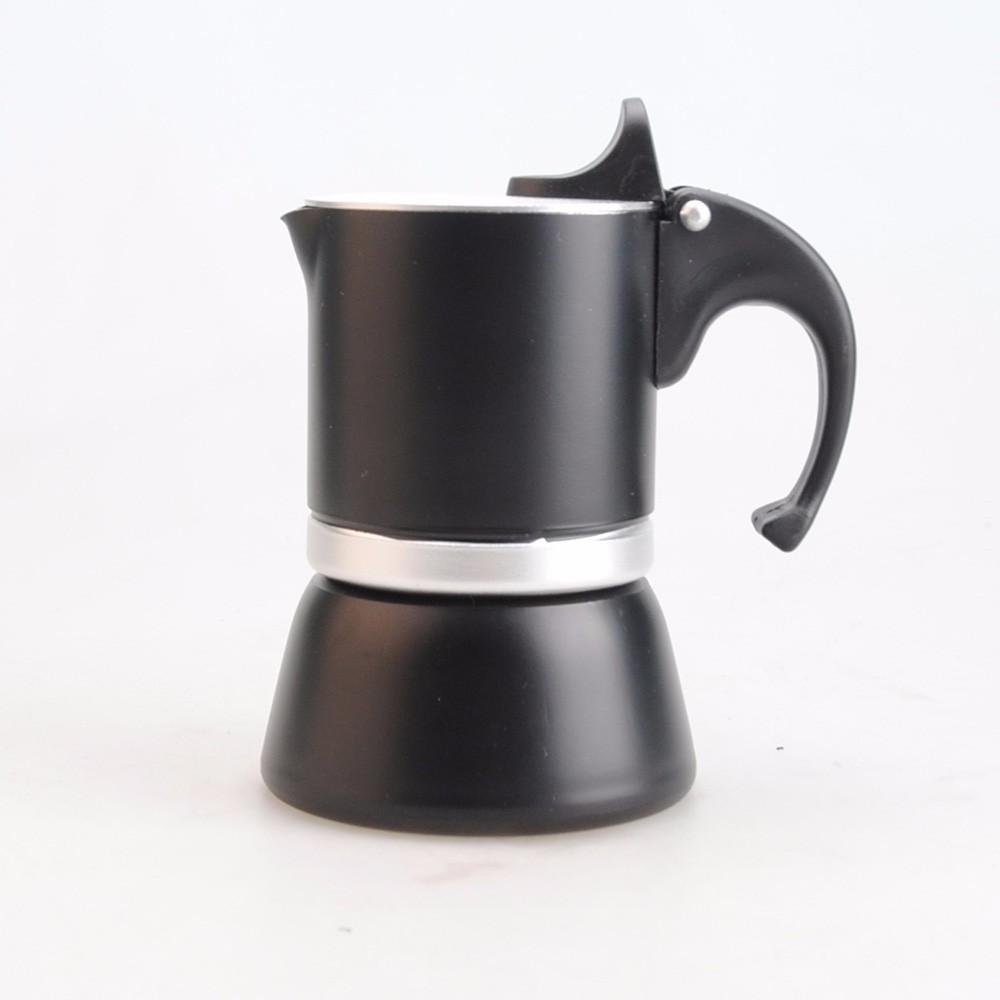 Moka Pot Stovetop Espresso Maker Italian Coffee Maker Aluminium Stovetop Manual Cuban Coffee Percolator for Cappuccino or Latte