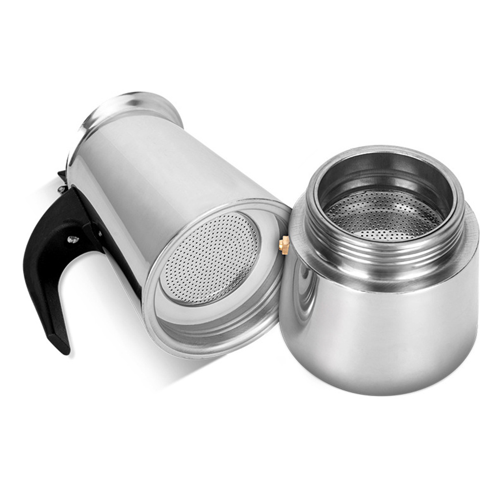 Arabic Turkish Stainless Steel Portable Mini Espresso Coffee Maker for Camping and Kitchen