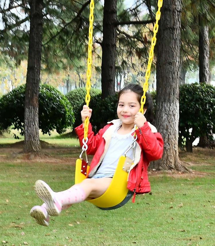 EVA easy to install customizable children toys swing outdoor for the garden belt swing