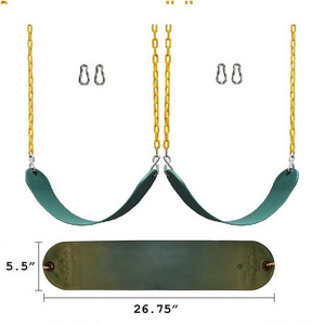 high quality children swing soft EVA garden swing seat belt swing  with anti-rust alloy chain