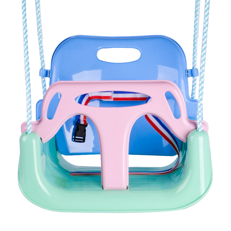 Outdoor garden pink 3 in 1 adult baby swing chair set for children toy