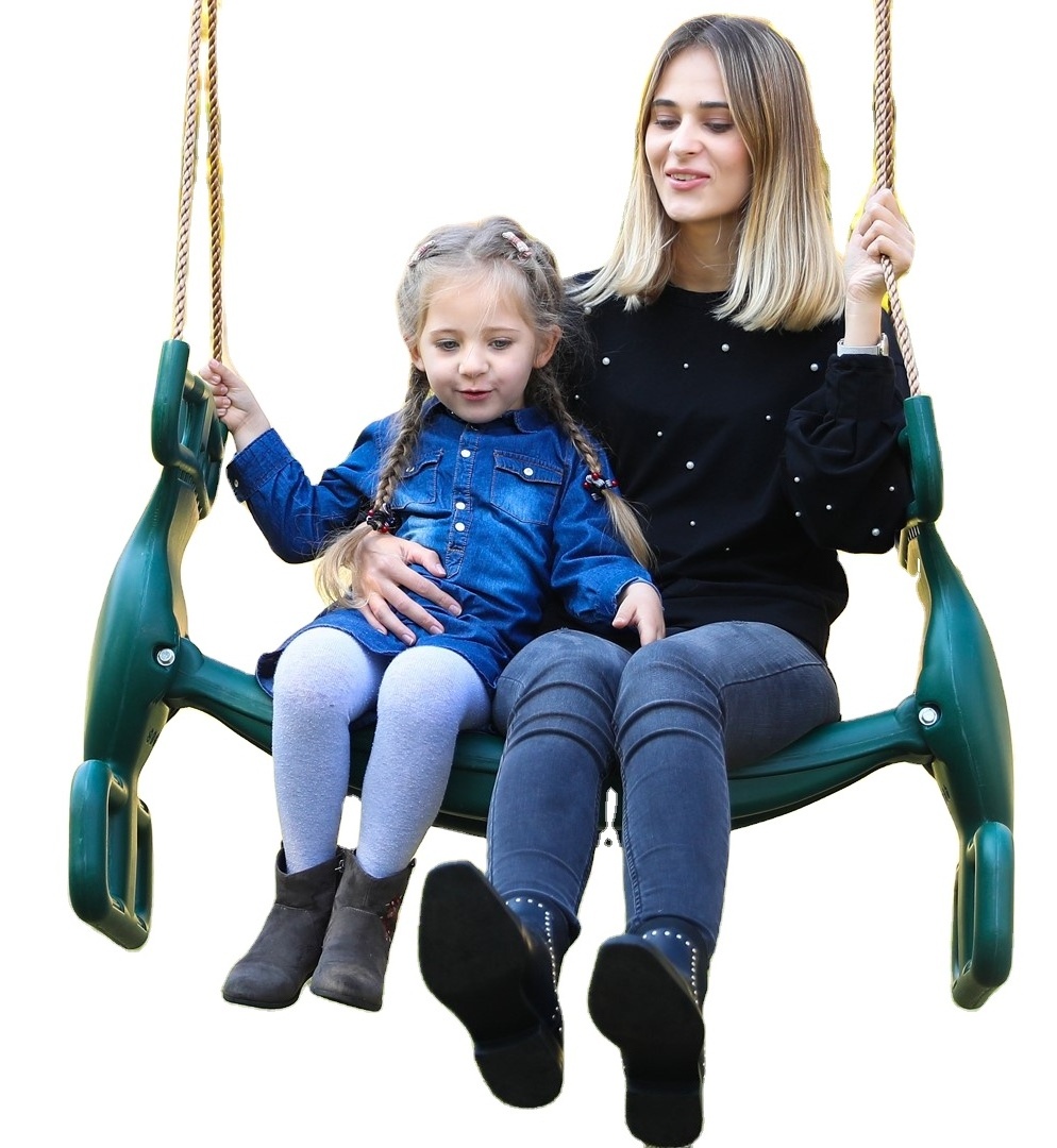 Hot sale twin baby swing double swing chair for children's swing