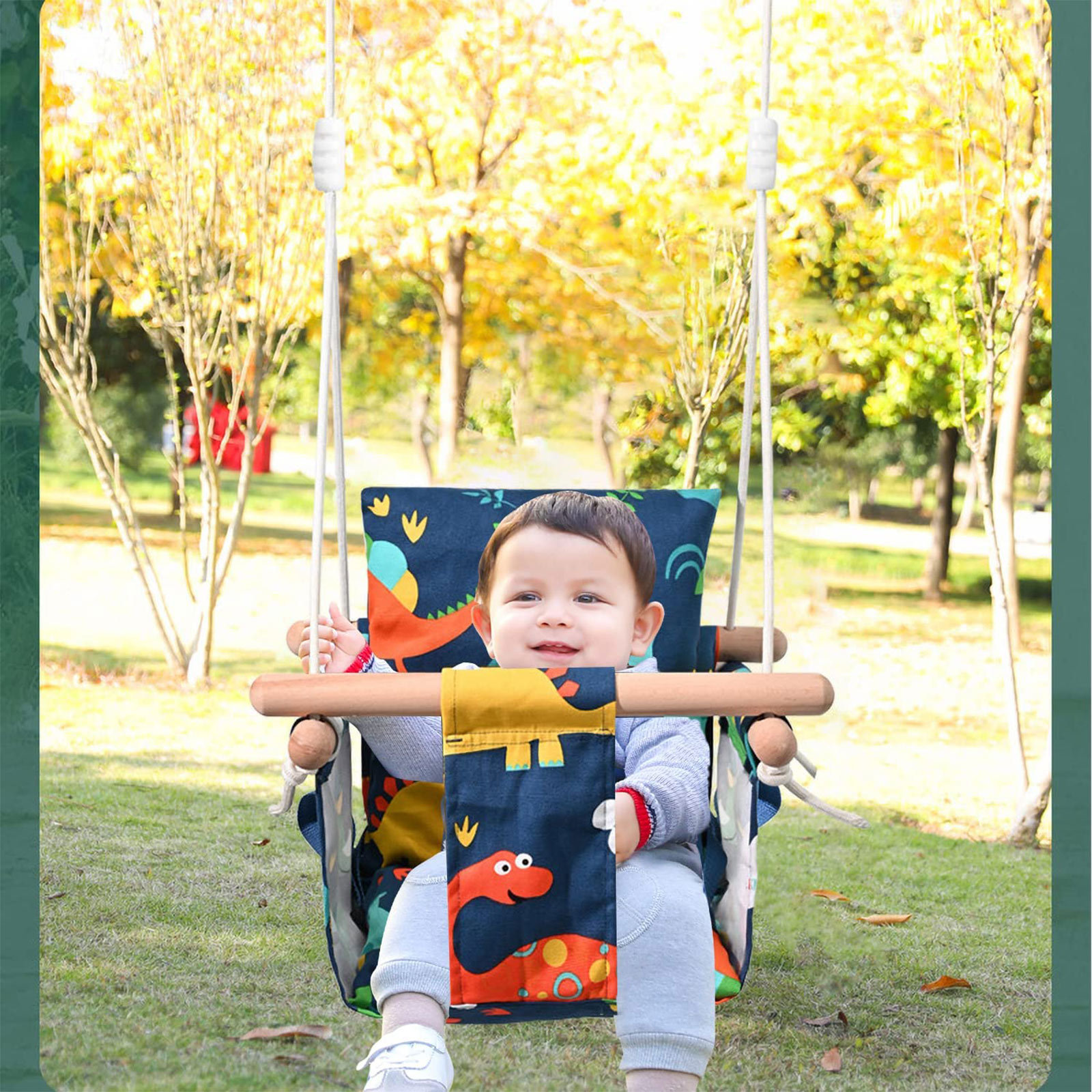 Baby Swing Seat wooden swing set indoor wooden swings