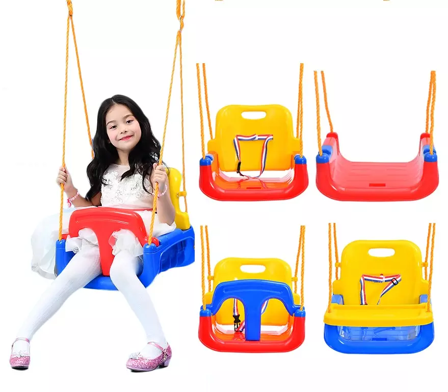 Toddler 4 in 1 Swing  Seat Hanging  Adjustable Swing for Baby Indoor and Outdoor