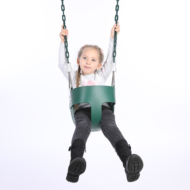 Children's Toy EVA Full Bucket swing indoor hanging Baby Swing Chair with Coated Chain